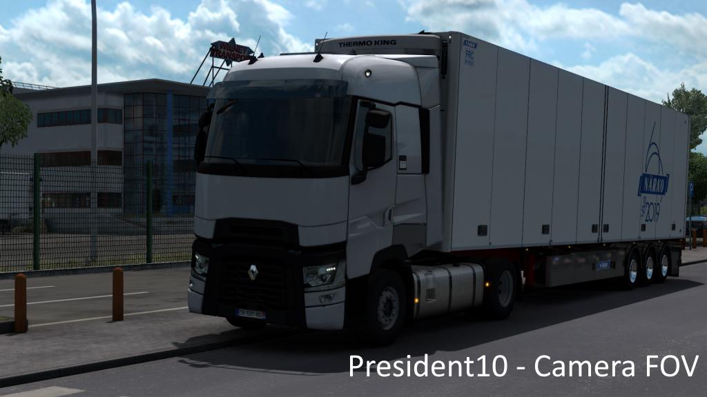ETS2 - Realistic Camera Viewing Angle (1.38.x)