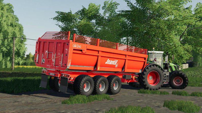 FS19 - Jeantil GM 180 - GM 240 Trailer V1.0