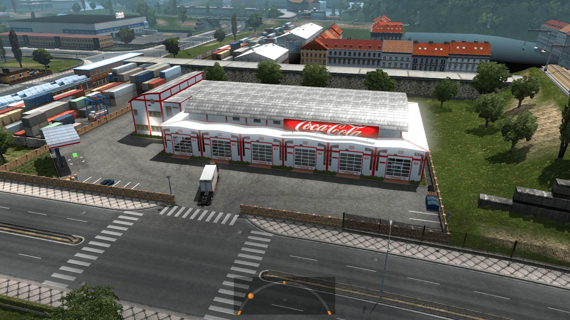 ETS2 - Coca-Cola Garage Skin v1.0 (1.35.X)