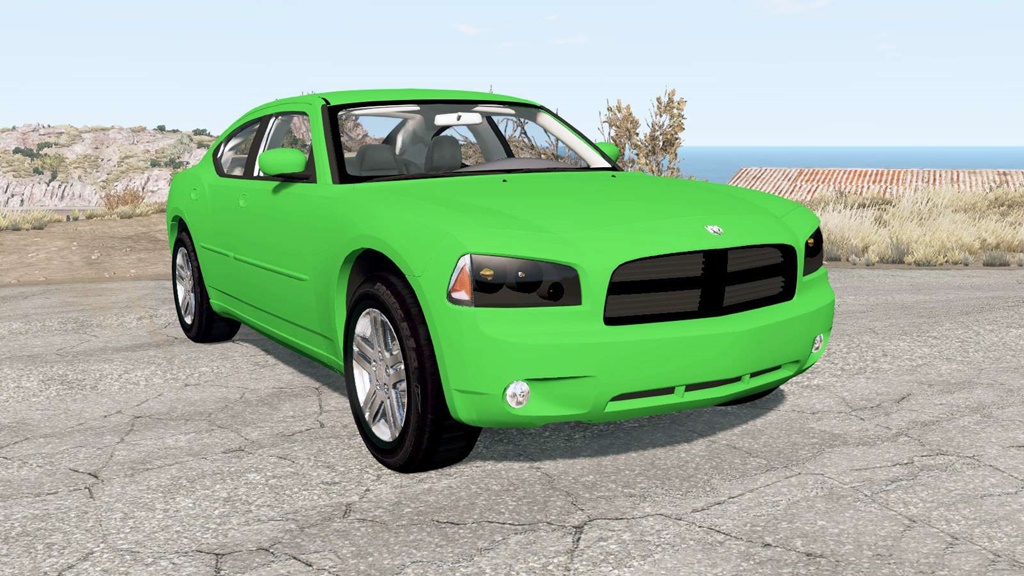 beamng dodge charger police car mods