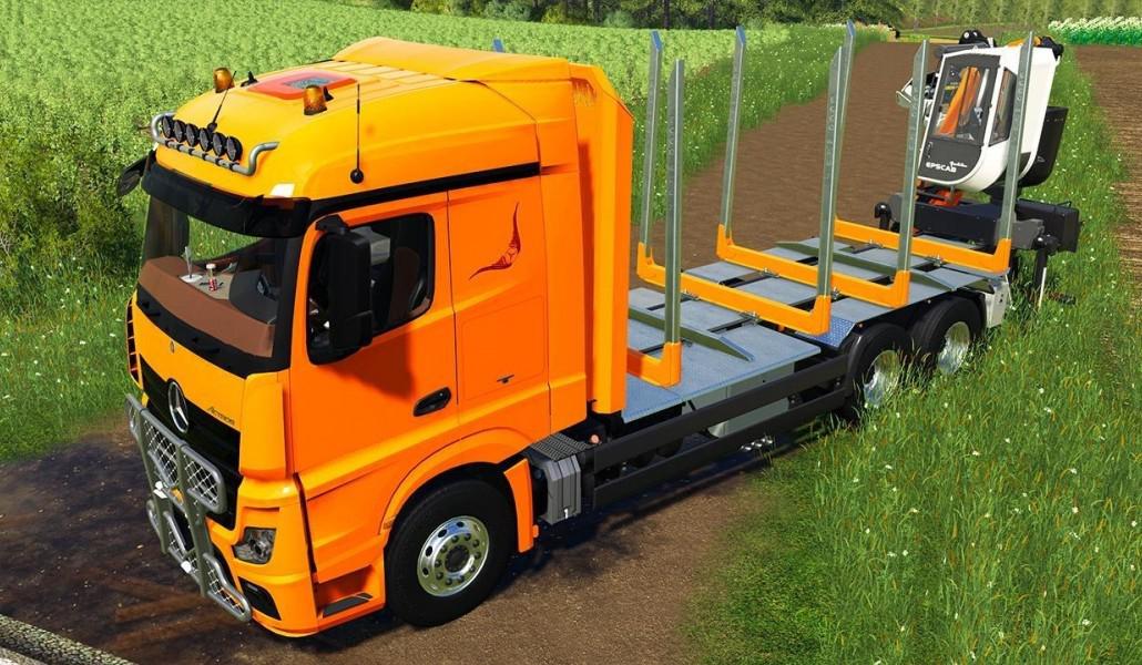 FS19 - Mercedes-Benz Actros 1845 Forestier Truck V1.0