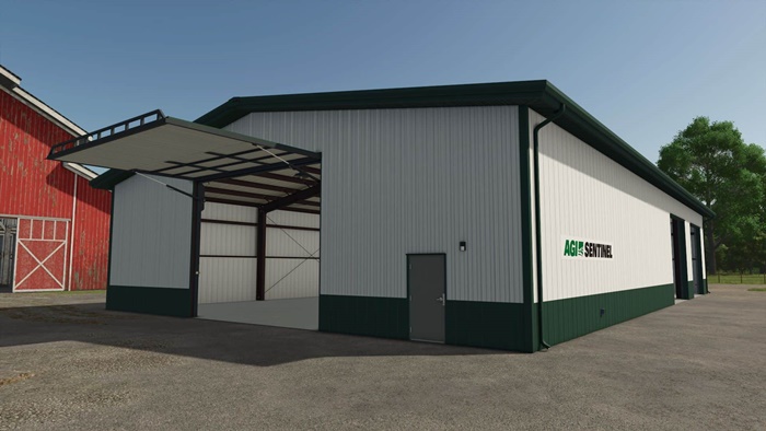 FS25 - Placeable AGI Sentinel Garage V1.0