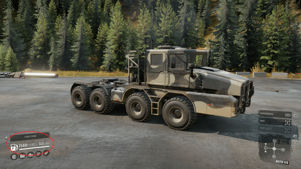 SnowRunner - Fuel Capacities Based on Real Data V1.1