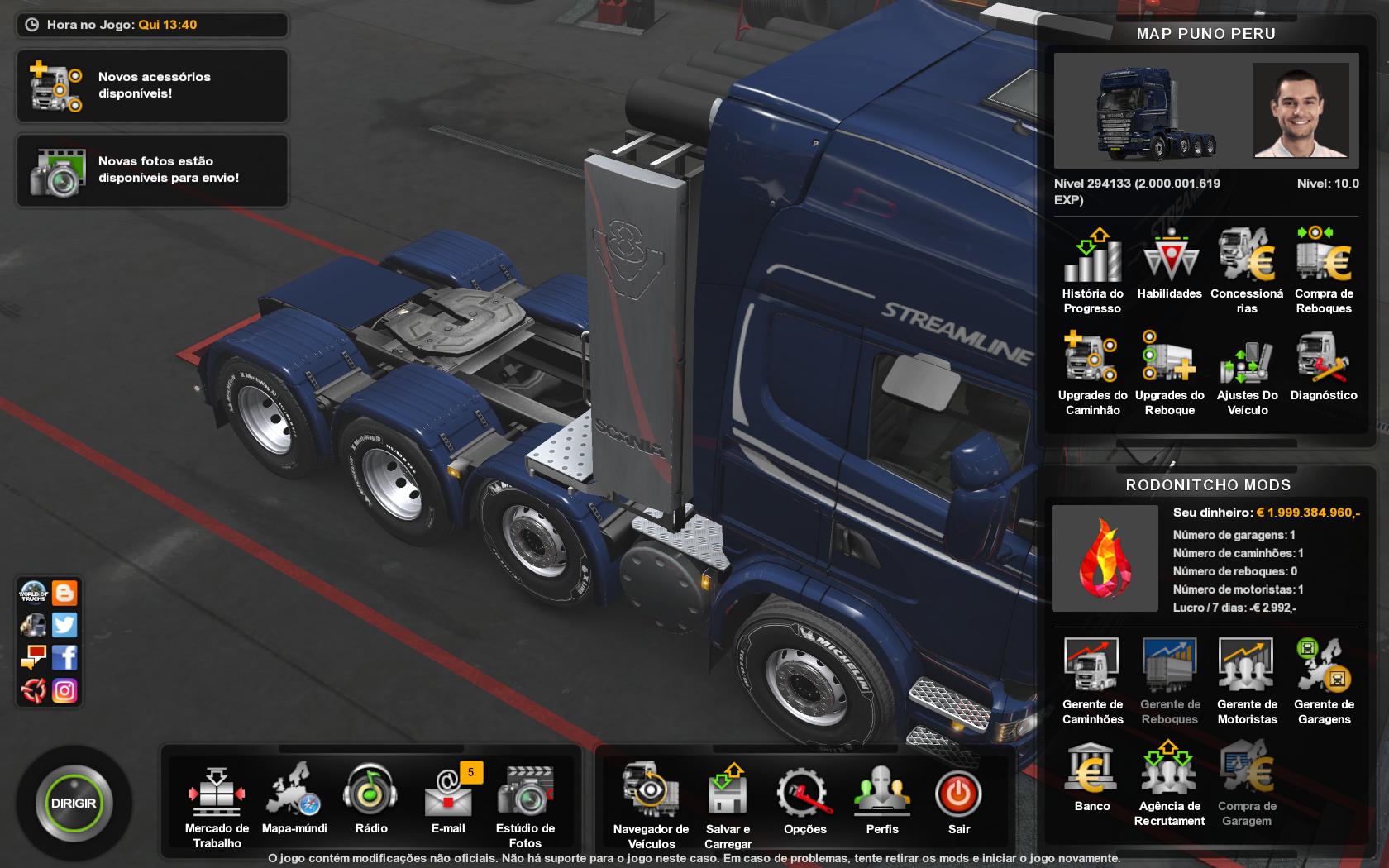 ETS2 - Puno Peru Map Profile Mod (1.35.x)