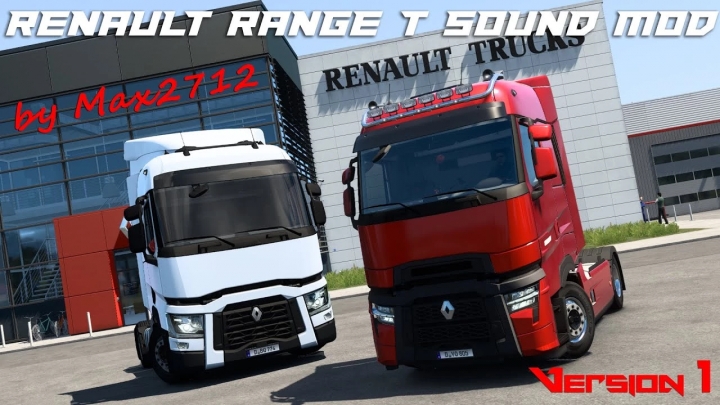 ETS2 - Renault Range T Sound Mod V1.0 (1.40.x)
