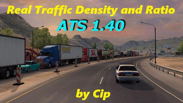 ATS - Real Traffic Density Mod (1.40.x)