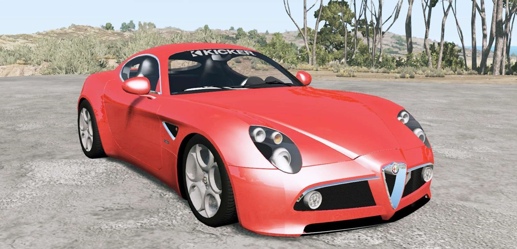 BeamNG - Alfa Romeo 8C Competizione Car Mod