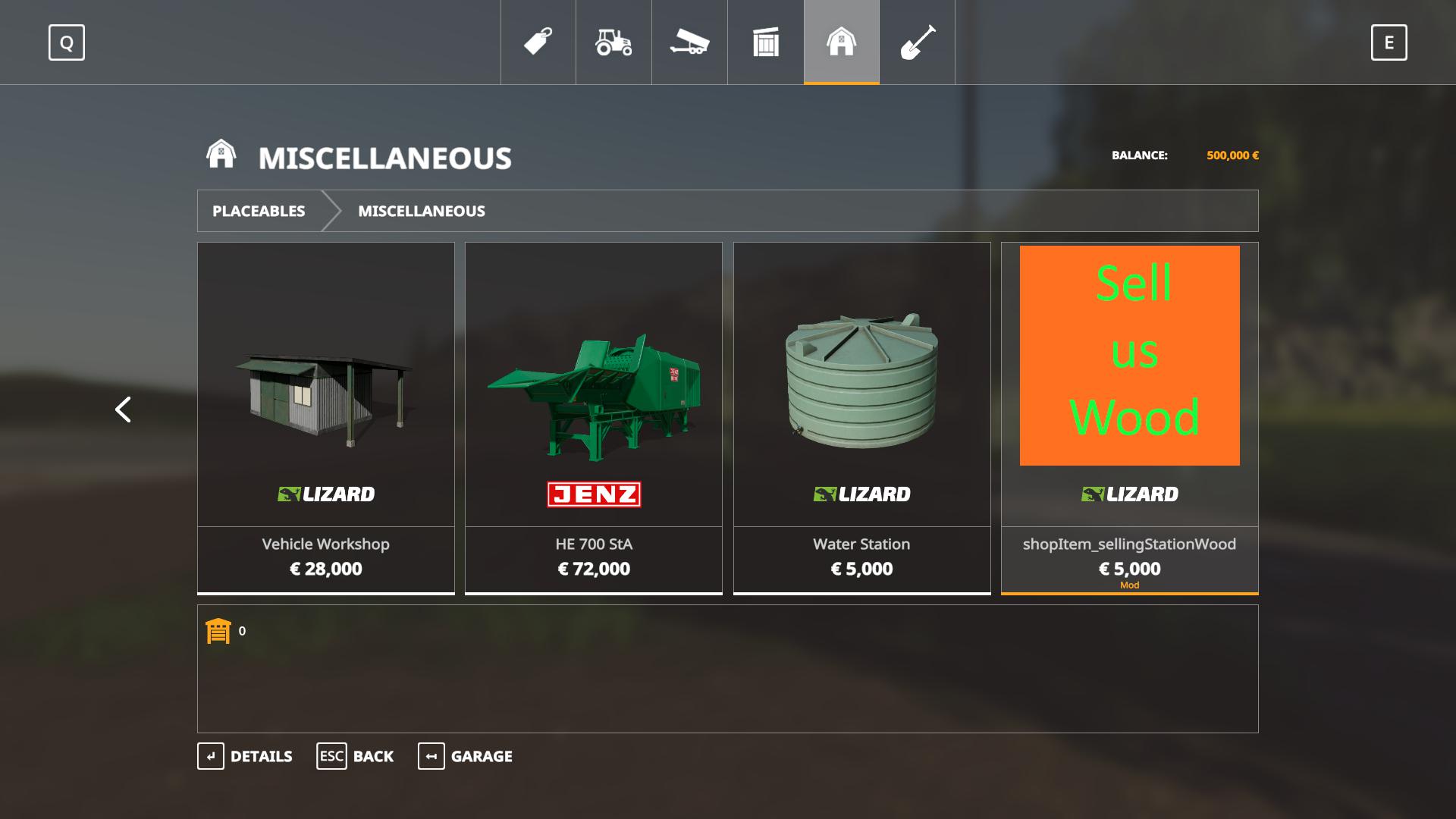 FS19 - Placeable Logsell Point V1.0