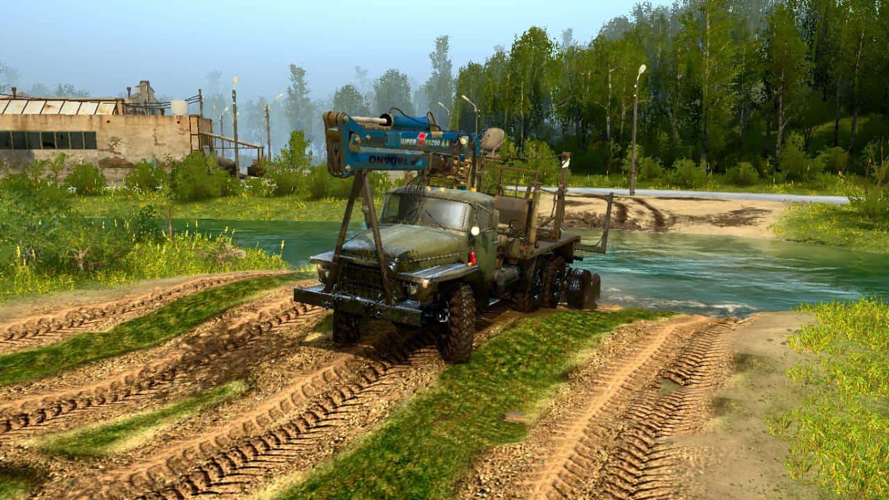 Spintires:Mudrunner - The River Side Map V1.0