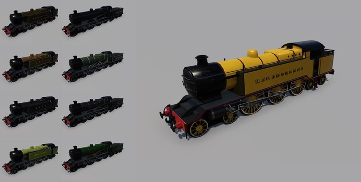 Transport Fever 2 - LB&SCR L Class 4-6-4T/L2 Class 4-6-0