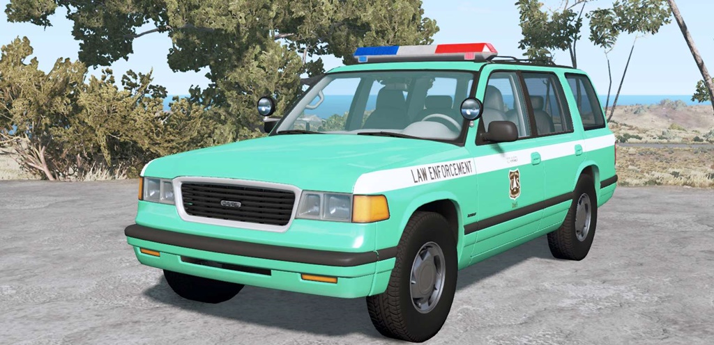 BeamNG - Gavril Roamer U.S. Forest Service Car Mod