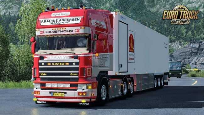 ETS2 - Custom Lamberet P.Bjarne Andersen Trailer (1.43.x)