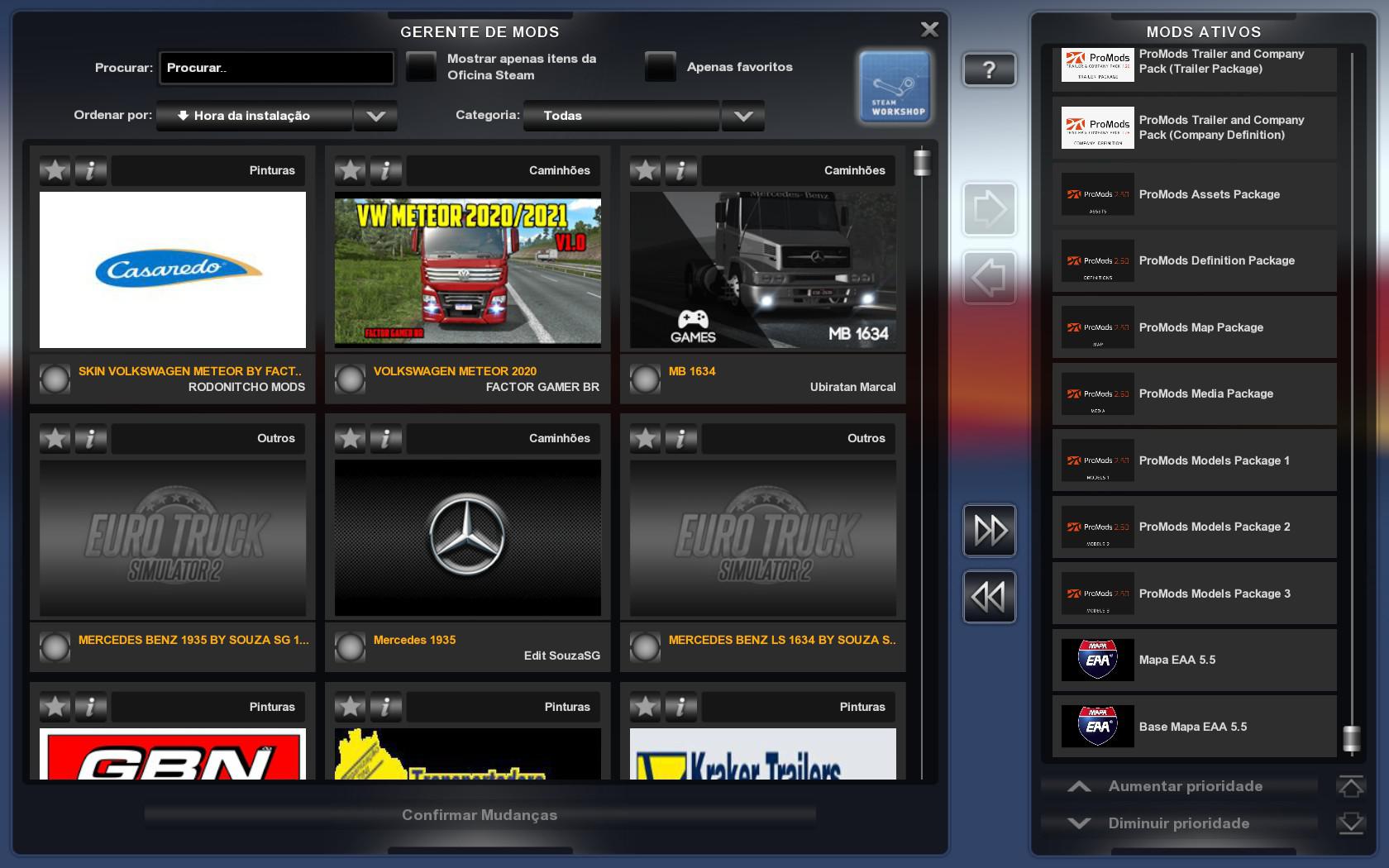 ETS2 - Fix Map EAA 5.5 + Promods 2.50 (1.37 - 1.38)