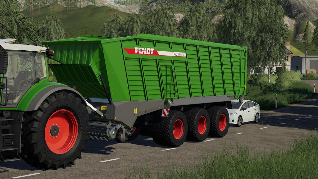 FS19 - Fendt Tigo 100XR Trailer V1.0