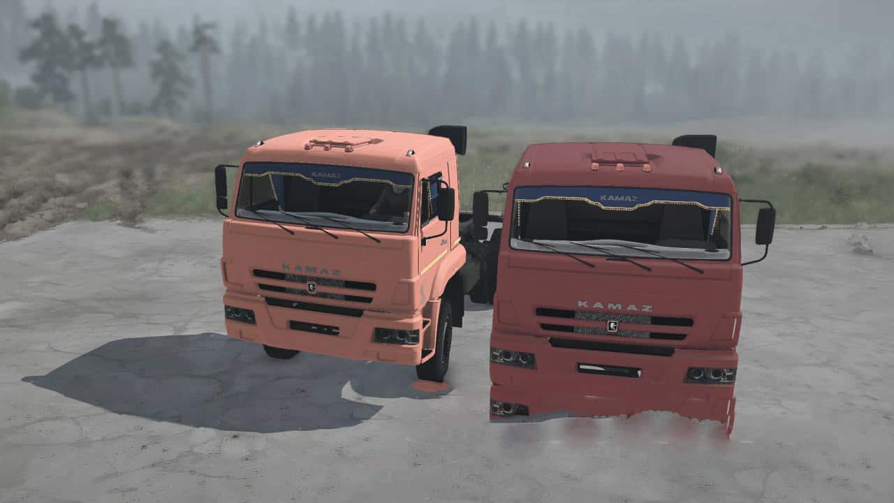 SpinTires:Mudrunner - Kamaz-6522-53 Mod v11.08.19