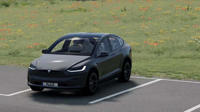 BeamNG – Tesla Model X Car Mod V1.2