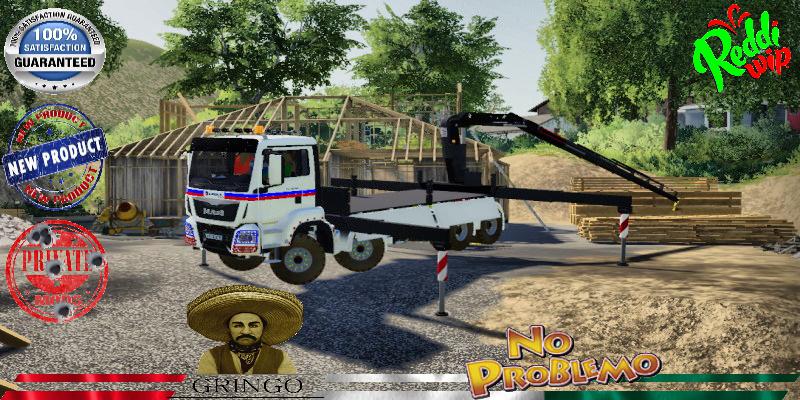 FS19 - Man 8x4 Eurovia Truck V2.0