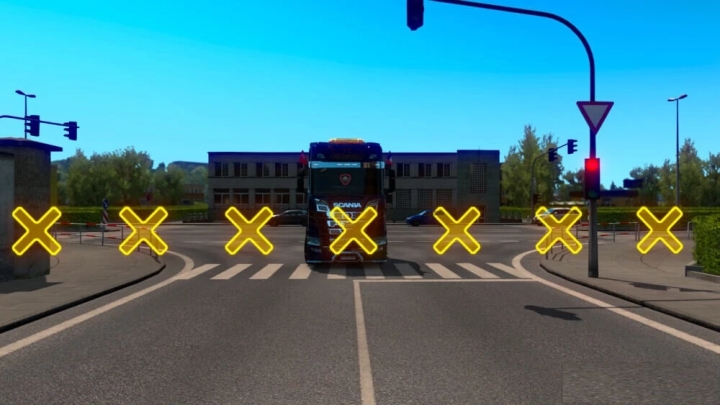 ETS2 - No Barriers Signs Work (1.40.x)