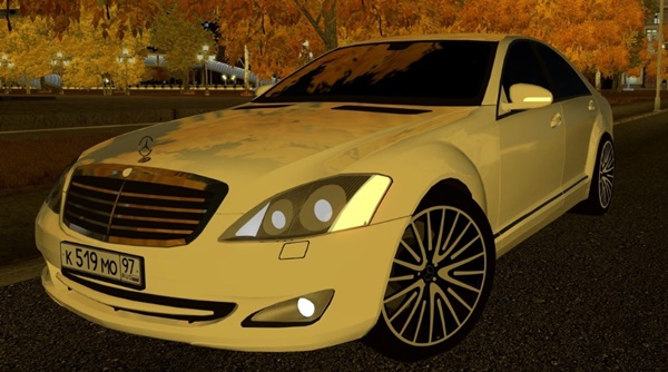 City Car Driving 1.5.9 - Mercedes-Benz S-Class W221 S320
