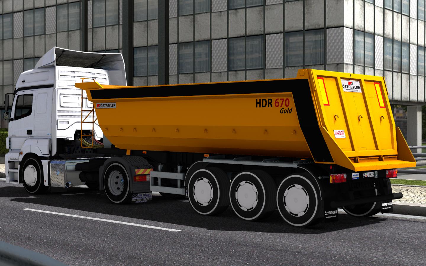 ETS2 - Oztreyler Dump Trailer (1.37.x)