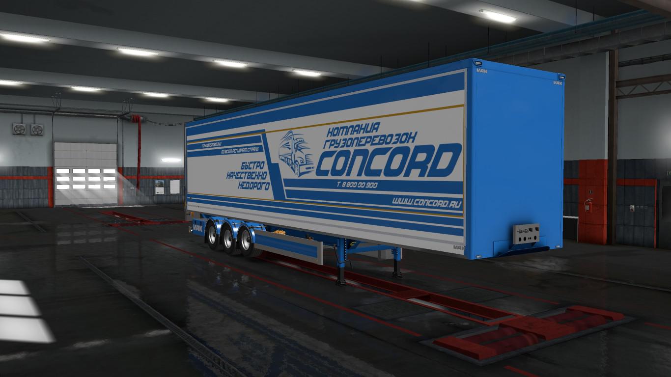 ETS2 - Concord Skins for Vak Trailers V1.0 (1.35.X)