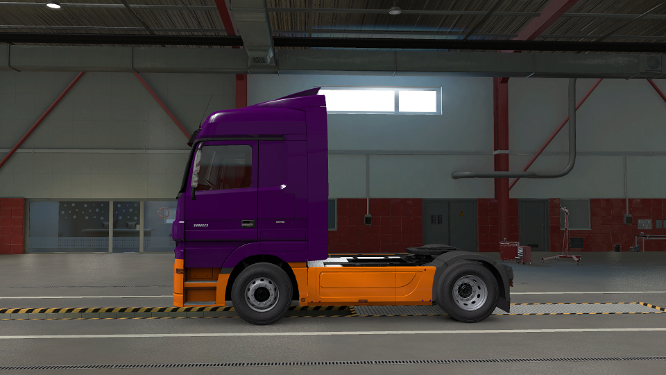 ETS2 - Two Tone Paint for Mercedes-Benz Actros 2009 (1.38.x)