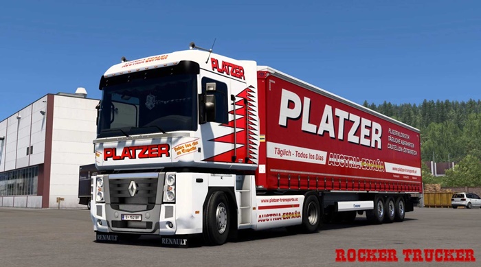 ETS2 - Platzer Spedition & Transport Skin Pack V1.0