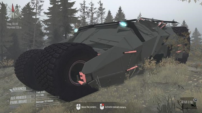 Spintires:Mudrunner - Batman Chariot Mod