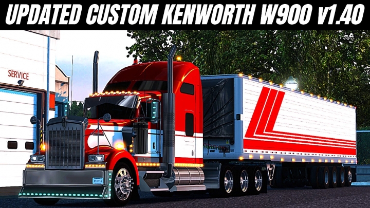 ATS - Kenworth W900 Custom With Pinga Truck Parts (1.40.x) | American ...