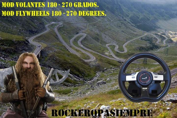 ETS2 - Mod for Steering Wheel of 180-270 Degrees (1.38.x)