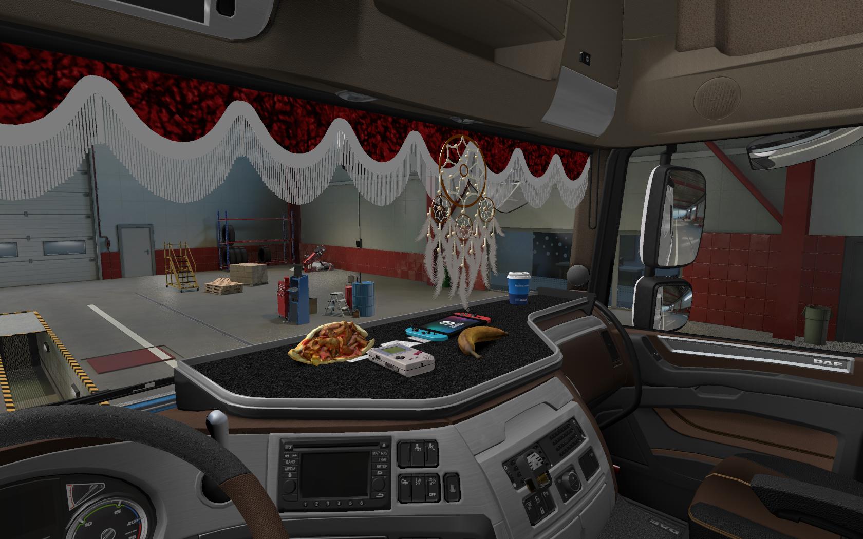 ETS 2 Interior аксессуары Скания