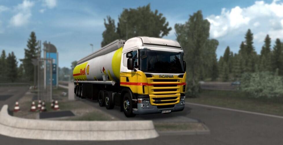 ETS2 - RJL Scania and Fuel Cistern Shell Skin (1.39.x) | Euro Truck ...