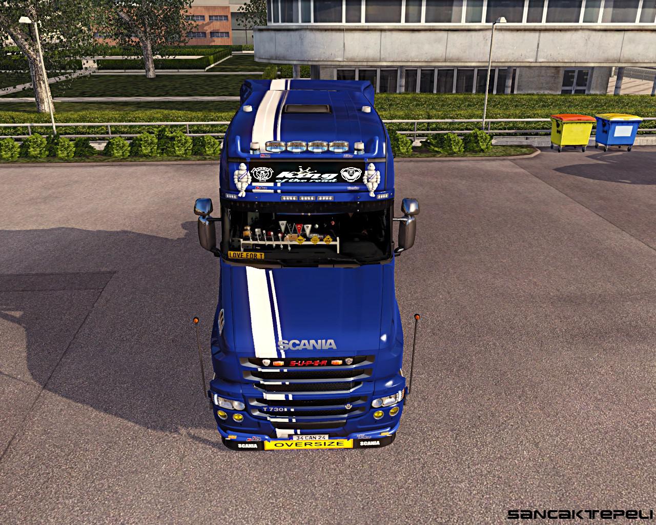 Ets2 Scania Rjl T Metallic Griffin Skin 1 36 X Euro Truck Simulator 2 Mods Club