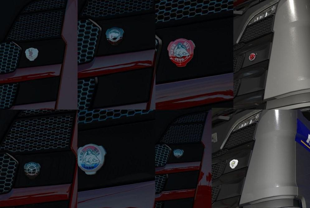 ETS2 - Front Badge for Scania RS Nextgen V1.0 (1.38.x)