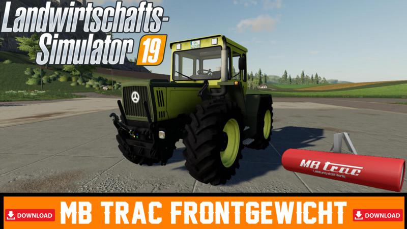 FS19 - Mercedes-Benz Trac Front Weight V1.0