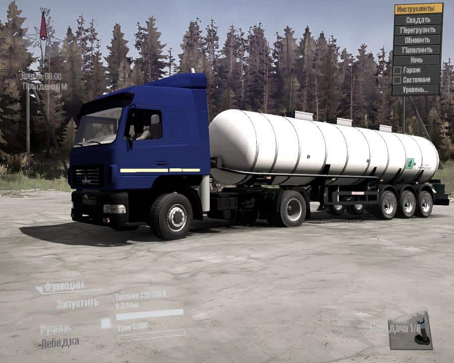 Spintires:Mudrunner - Maz-5440C9-570-030 Truck V1.0