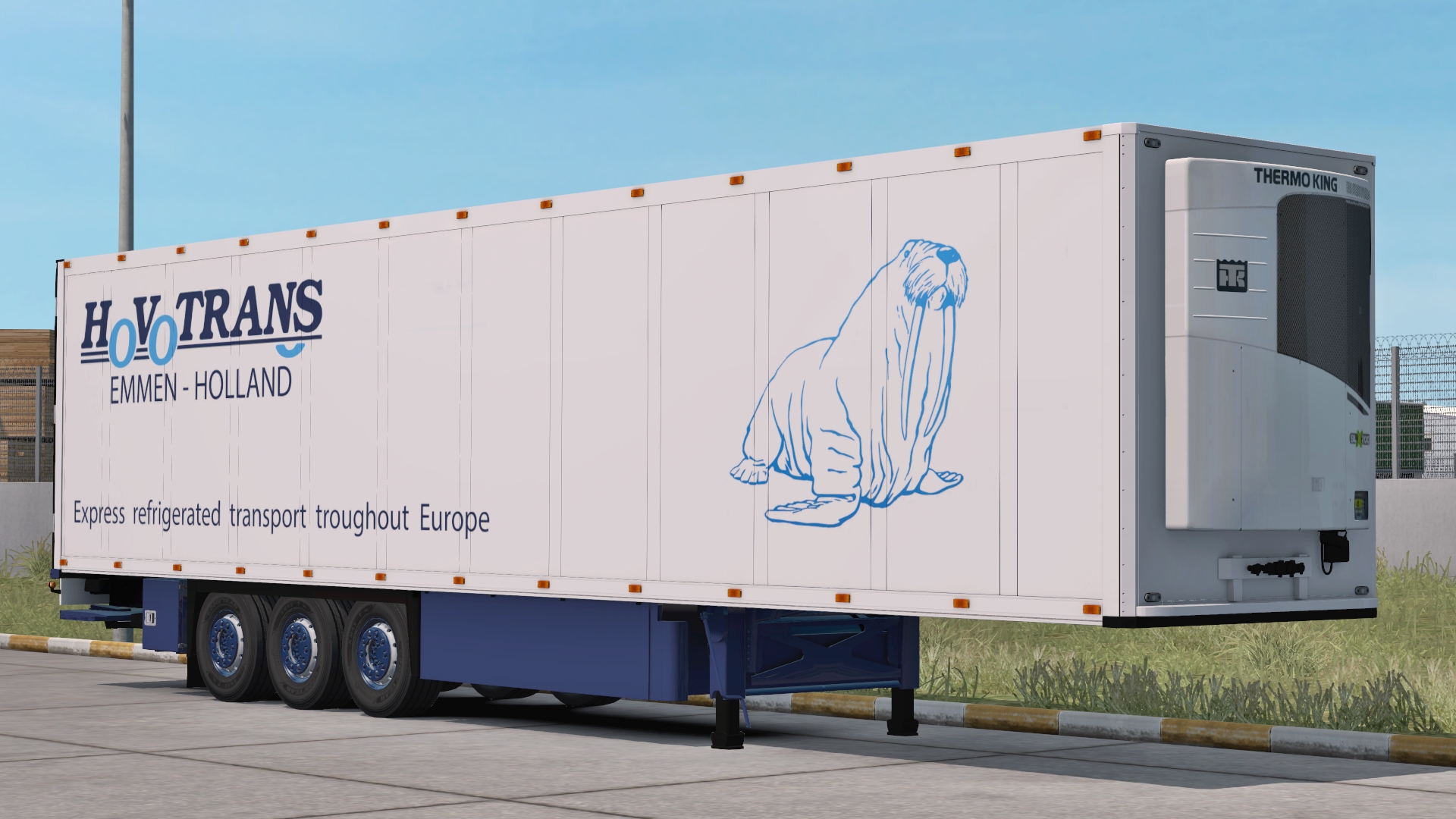 ETS2 - Schmitz Hovotrans Ownable Trailer (1.37.x)