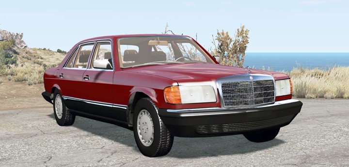 BeamNG - Mercedes-Benz 560 SEL (W126) 1985 Car Mod