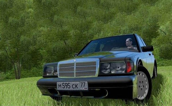 City Car Driving 1.5.9 - Mercedes-Benz 190 TD 2.5