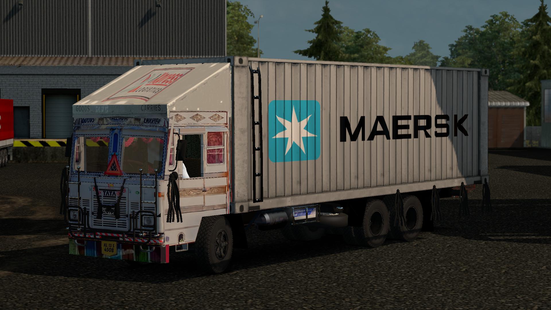 ETS2 - Tata 1615 Container V2.1 (1.36.x) | Euro Truck Simulator 2 ...