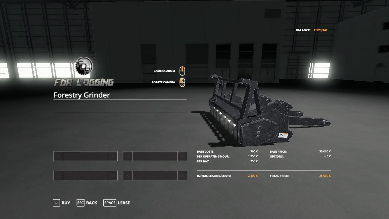 FS19 - Forestry Grinder V1.0