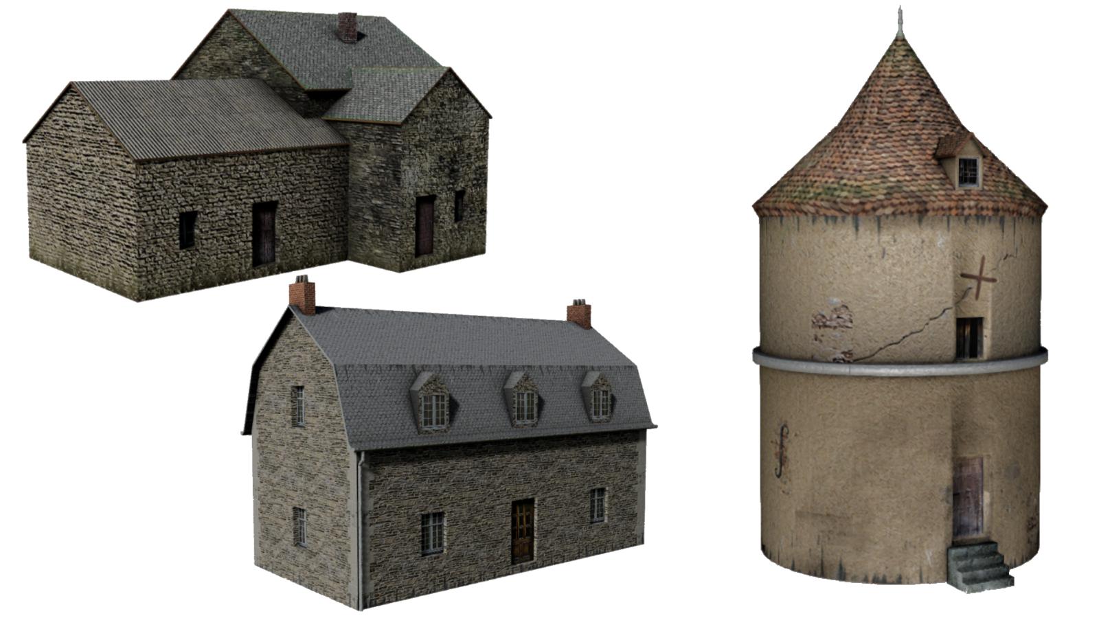 FS19 - House and Dovecote (3D Mapping) V1.0