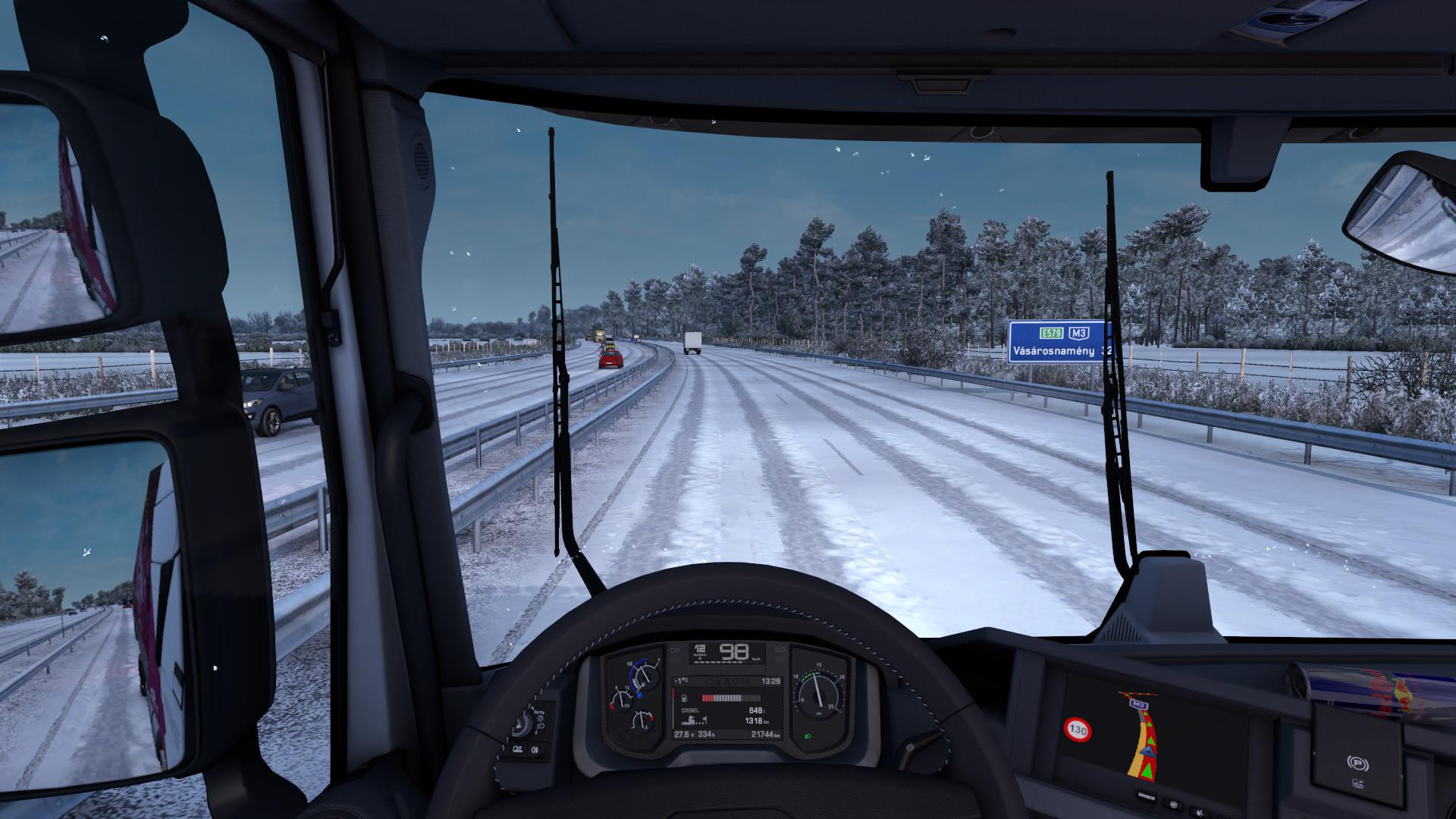 ETS2 - Renault Range T Alternate Dashboard Computer (1.39.x)