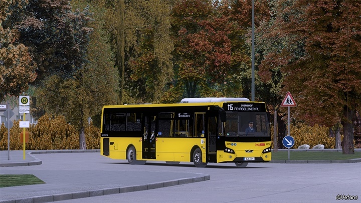 yellow buses repaint omsi 2 for volvo bt9l