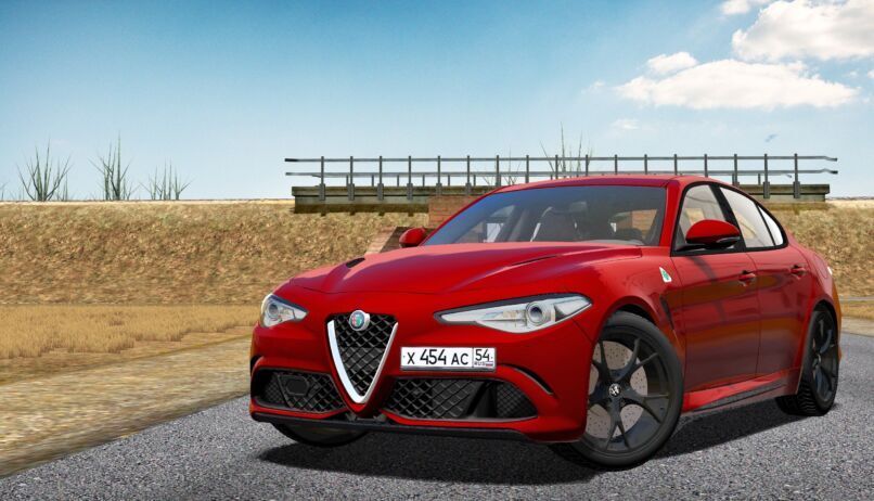 City Car Driving 1.5.9 - Alfa Romeo Giulia Quadrifoglio 2017