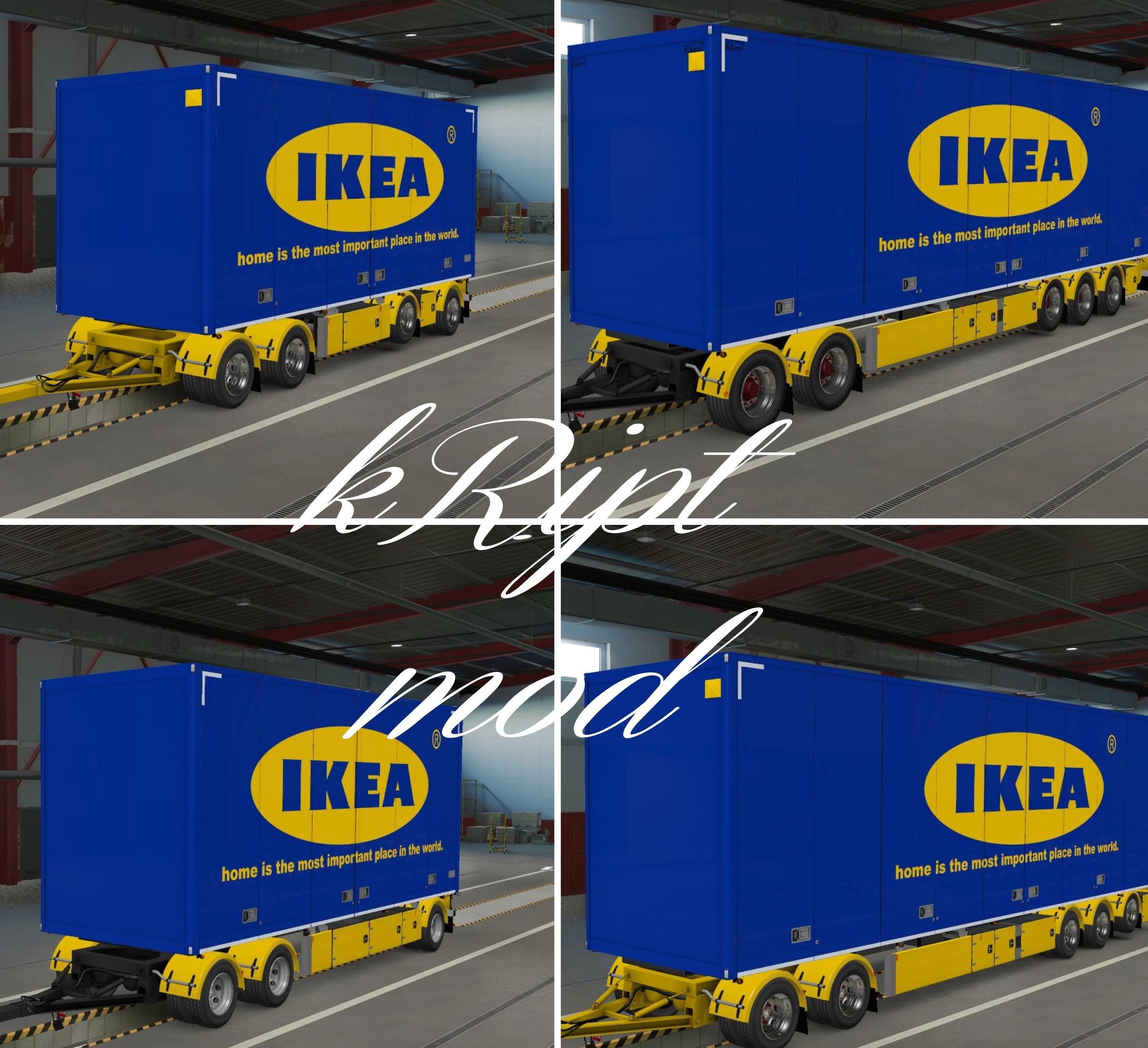 ETS2 - Ikea Tandem Rework V1.2 (1.38.x)