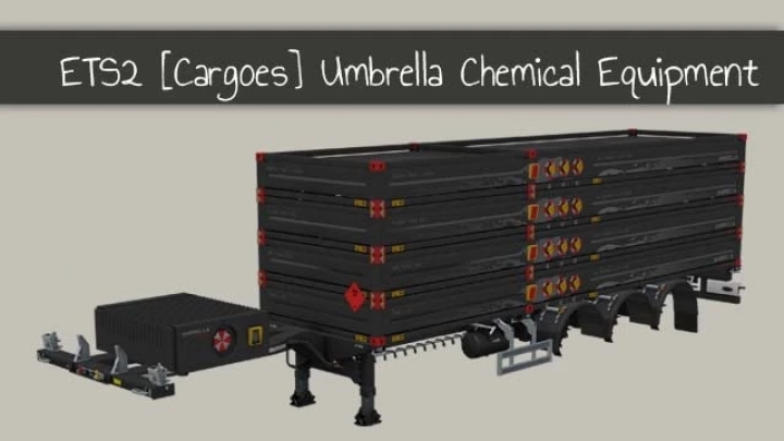 ETS2 - Umbrella Chemical Equipment (1.41.x)