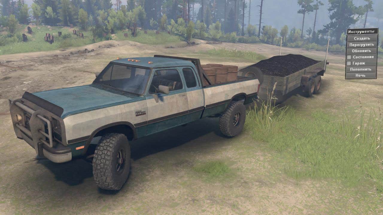 Spintires - 1991 Dodge Ram 2500 1st Gen Cummins Mod V1.0