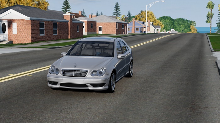 BeamNG – Mercedes-Benz C Class W203 Car Mod V4.0