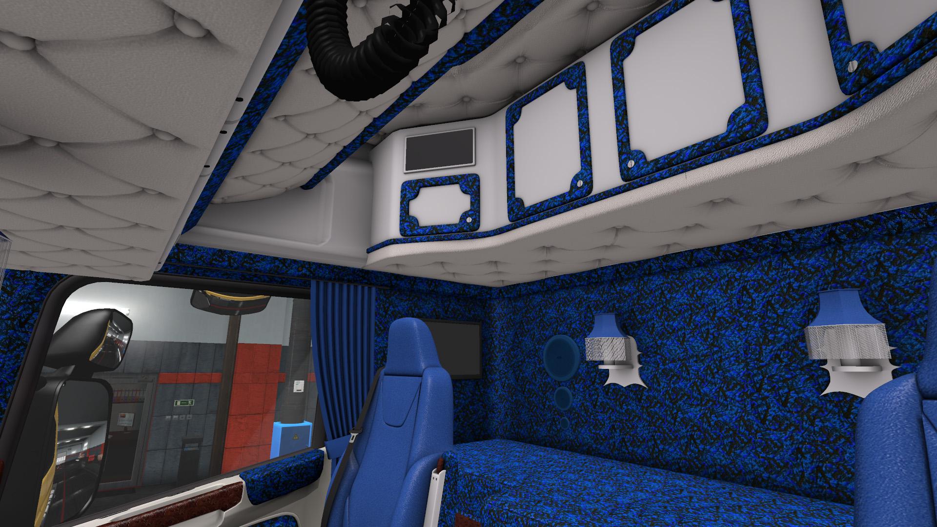 Ets2 Scania Rjl Custom Danish Interior Rework 1 35 X
